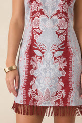 Anna Cate Halley Frost Floral Mini Dress