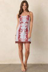 Anna Cate Halley Frost Floral Mini Dress