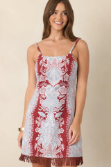Anna Cate Halley Frost Floral Mini Dress
