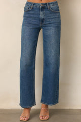 Day Dreaming Dark Wash Wide Leg Jeans
