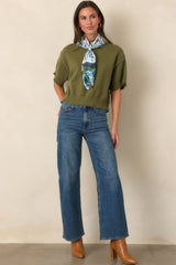 Day Dreaming Dark Wash Wide Leg Jeans