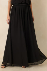 A Moment Like Ours Black Flowy Palazzo Pants