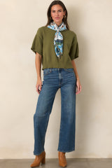 Day Dreaming Dark Wash Wide Leg Jeans