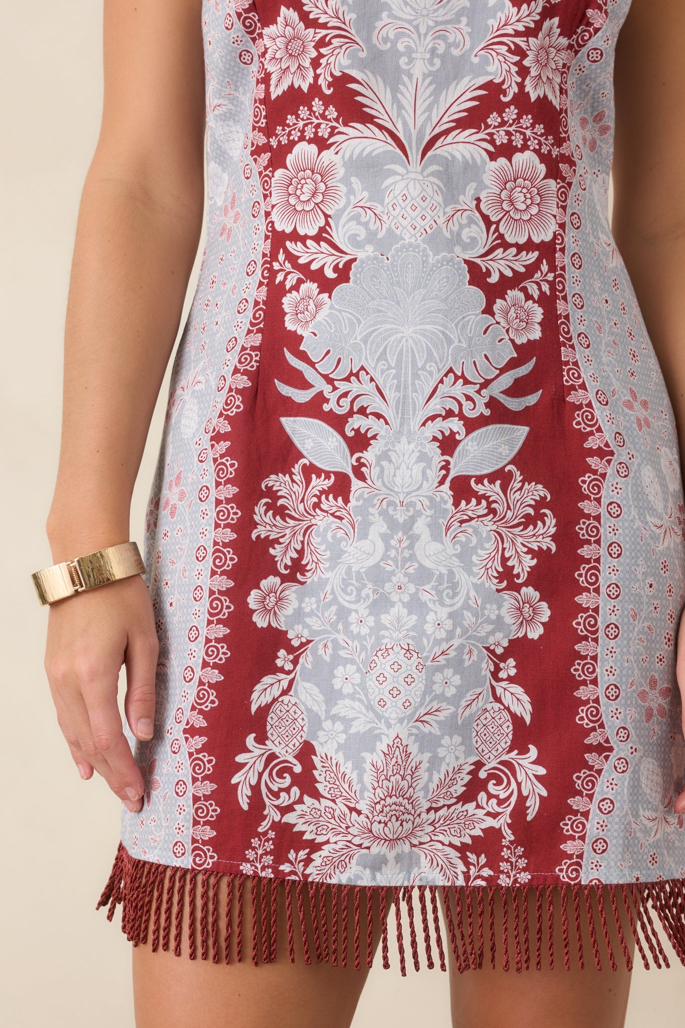 Anna Cate Halley Frost Floral Mini Dress