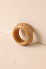 Couldn't Miss It Tan Marble Twisted Bangle Bracelet