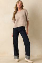 Best Intentions Dark Wash Wide Leg Jeans