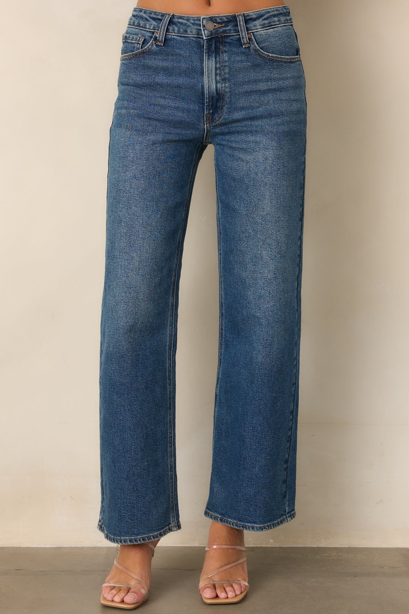 Day Dreaming Dark Wash Wide Leg Jeans