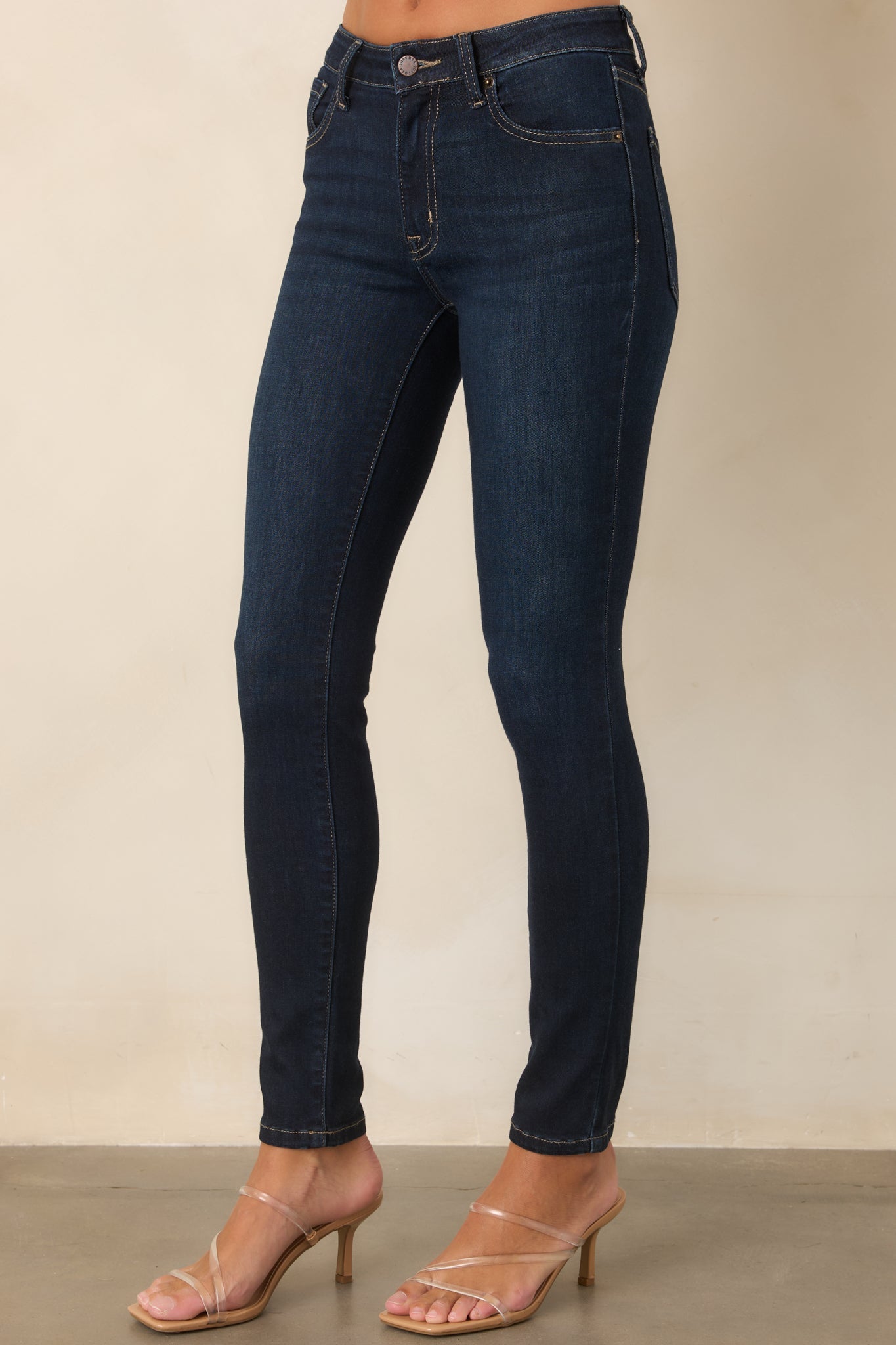 Collectively Cool Dark Wash Skinny Jeans