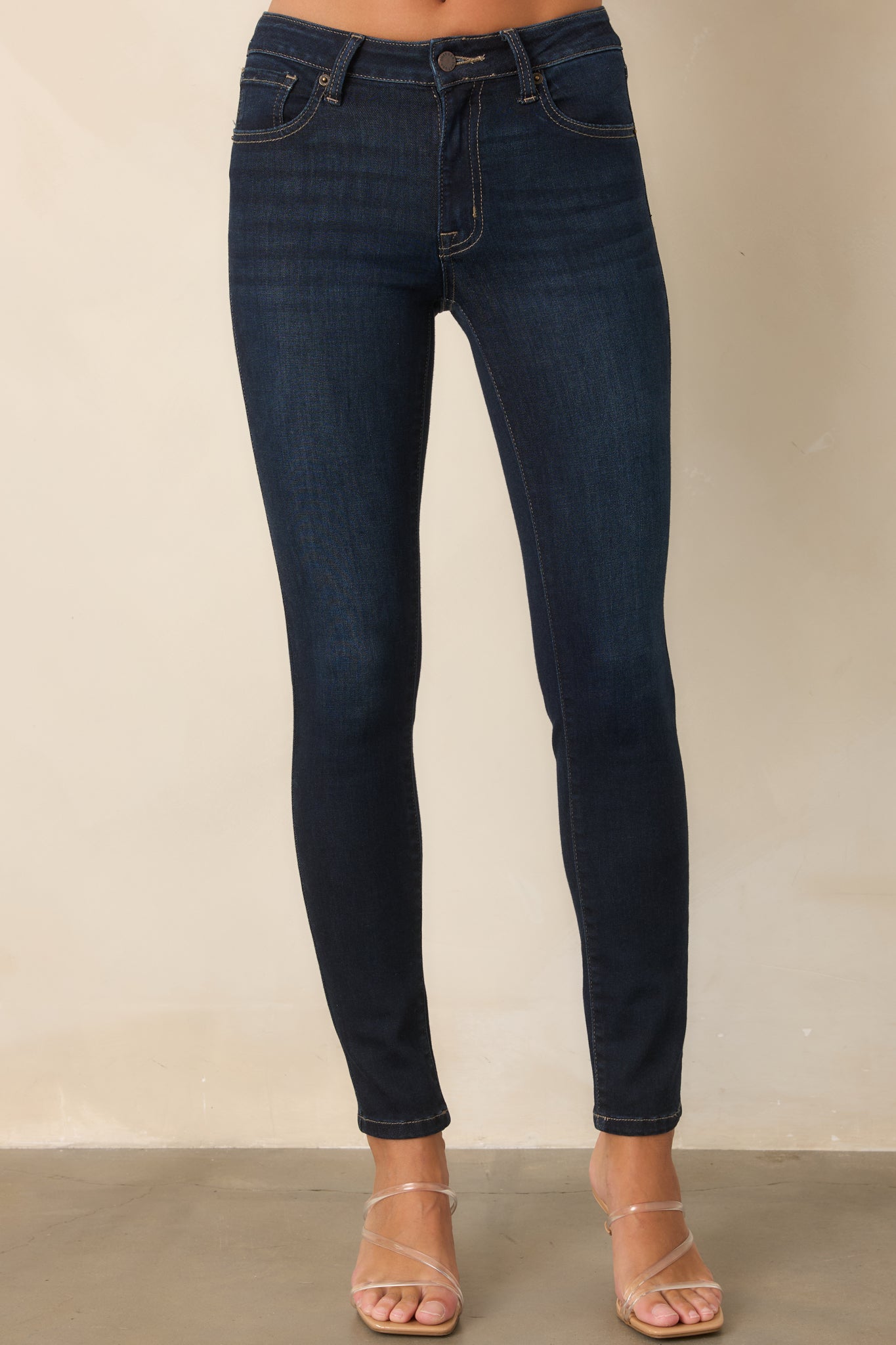 Collectively Cool Dark Wash Skinny Jeans