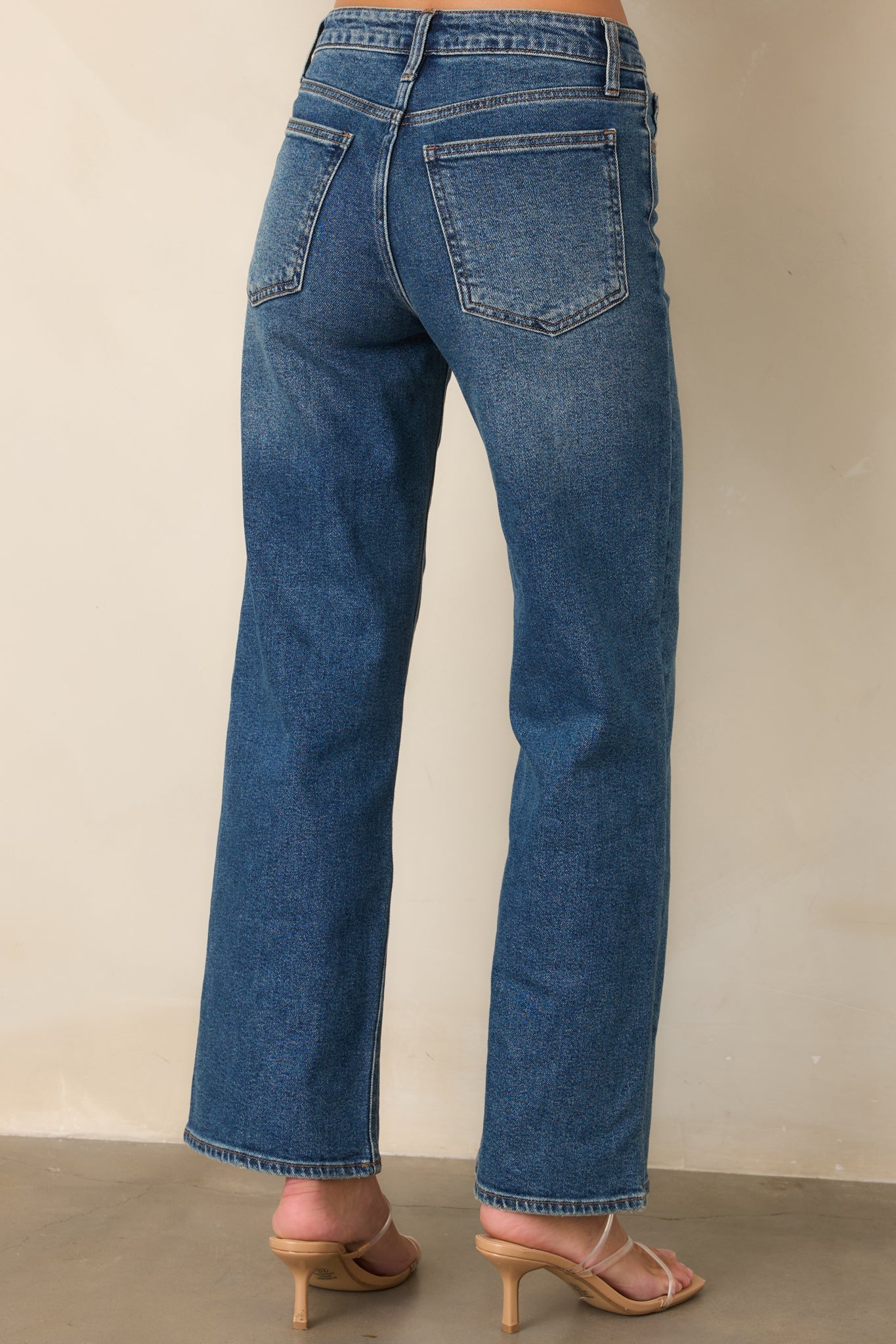 Day Dreaming Dark Wash Wide Leg Jeans