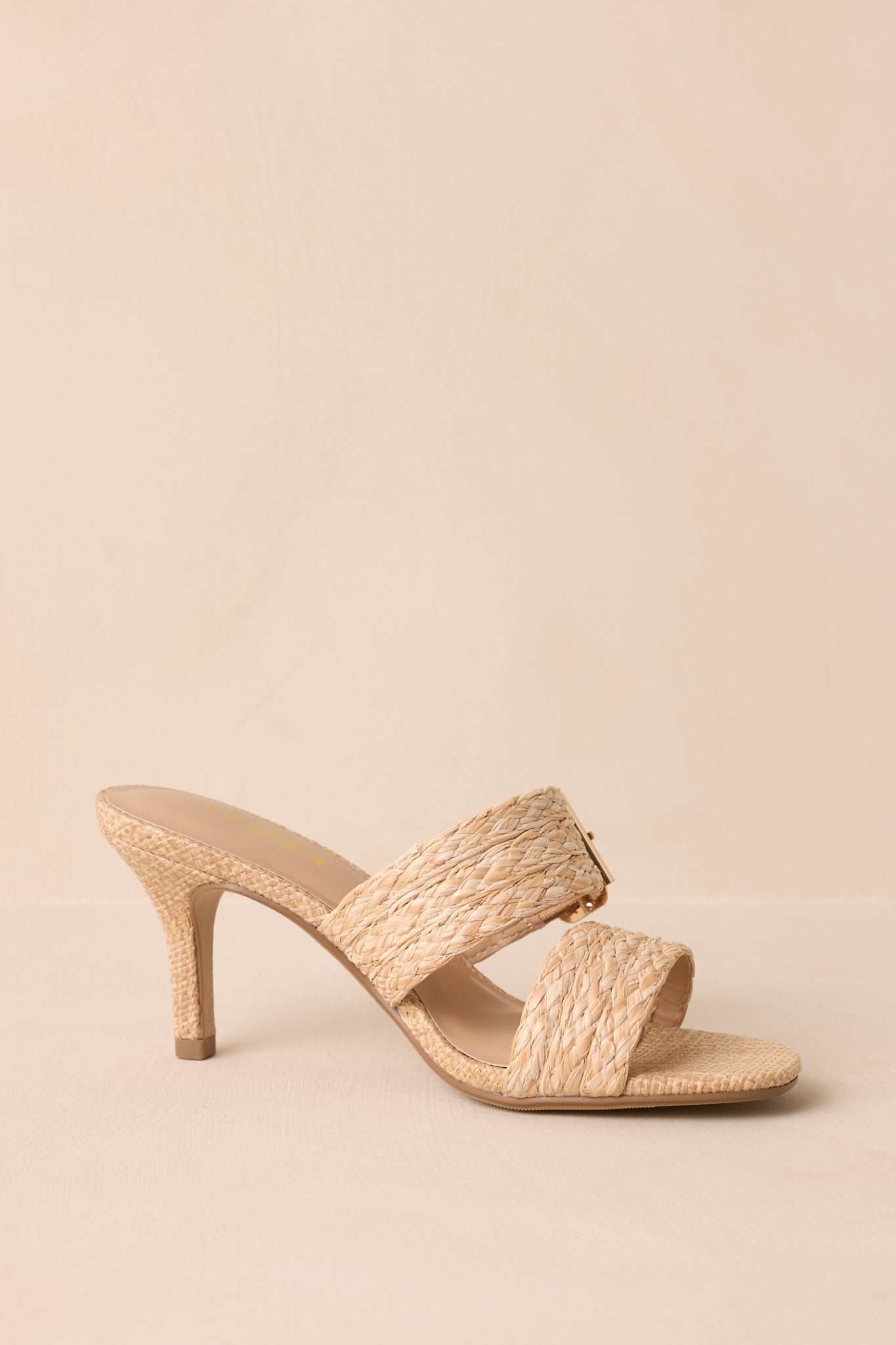 Dockside Dinner Natural Raffia Heels