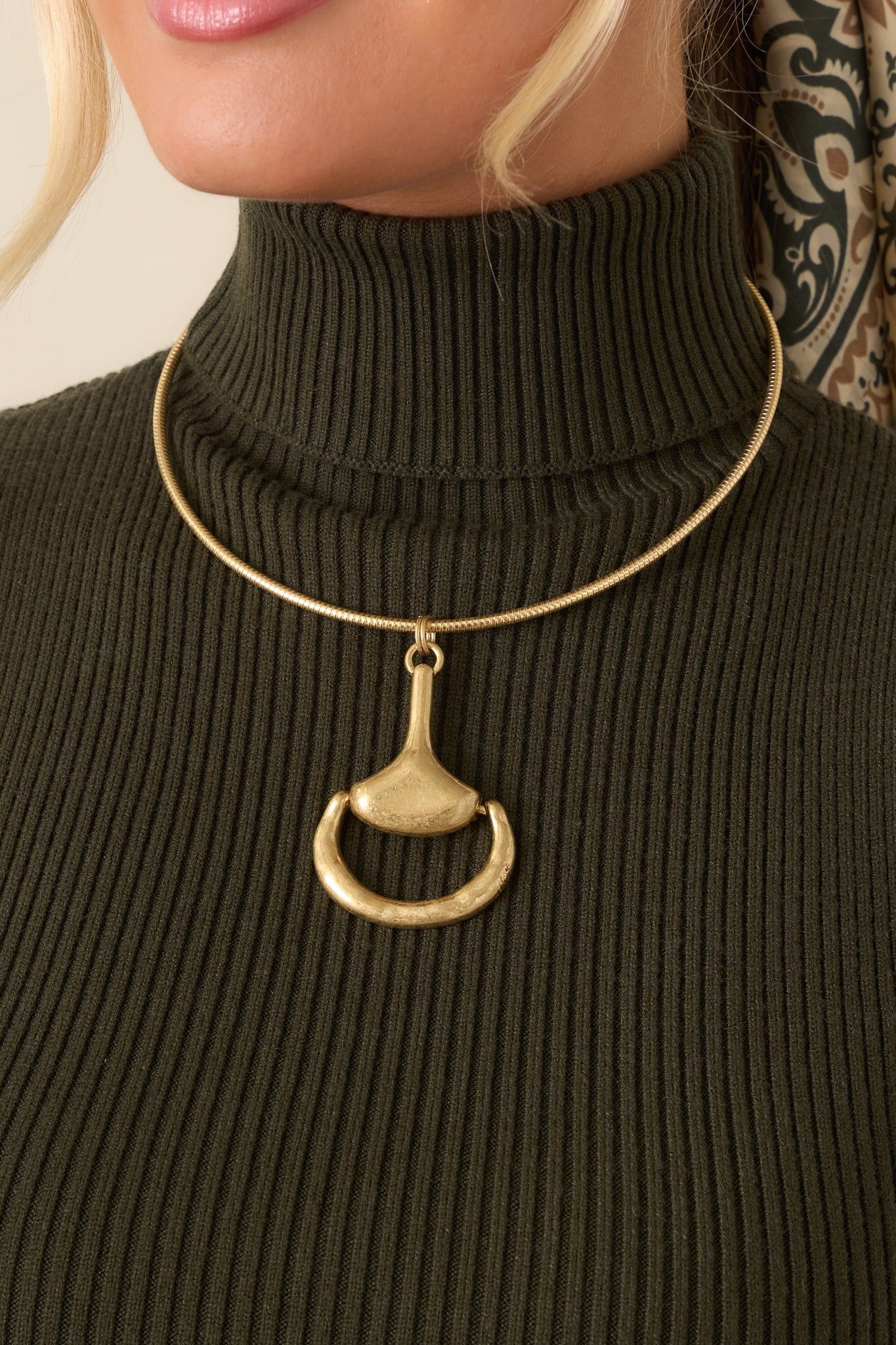 A Bit More to Love Gold Snake Chain Necklace