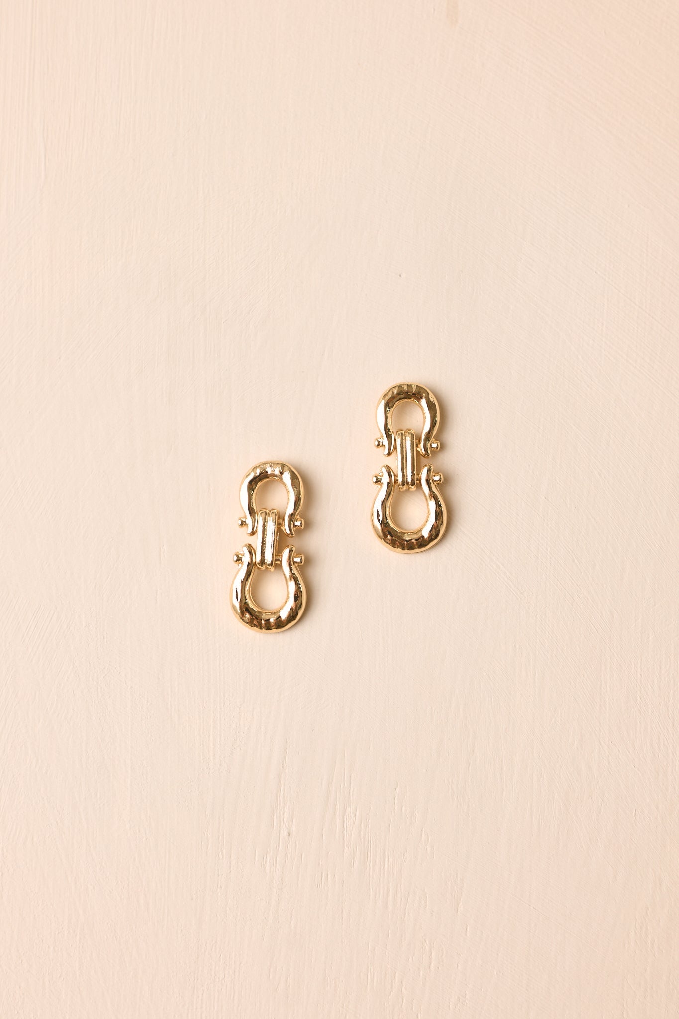 Bridle Path Gold Drop Earrings
