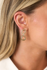 Bridle Path Gold Drop Earrings